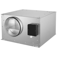 Rohrventilator mit Schallisolierung ISOR 315 EC 20 (Energiesparmotor)