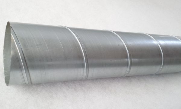 Wickelfalzrohr, Lüftungsrohr D=630 mm